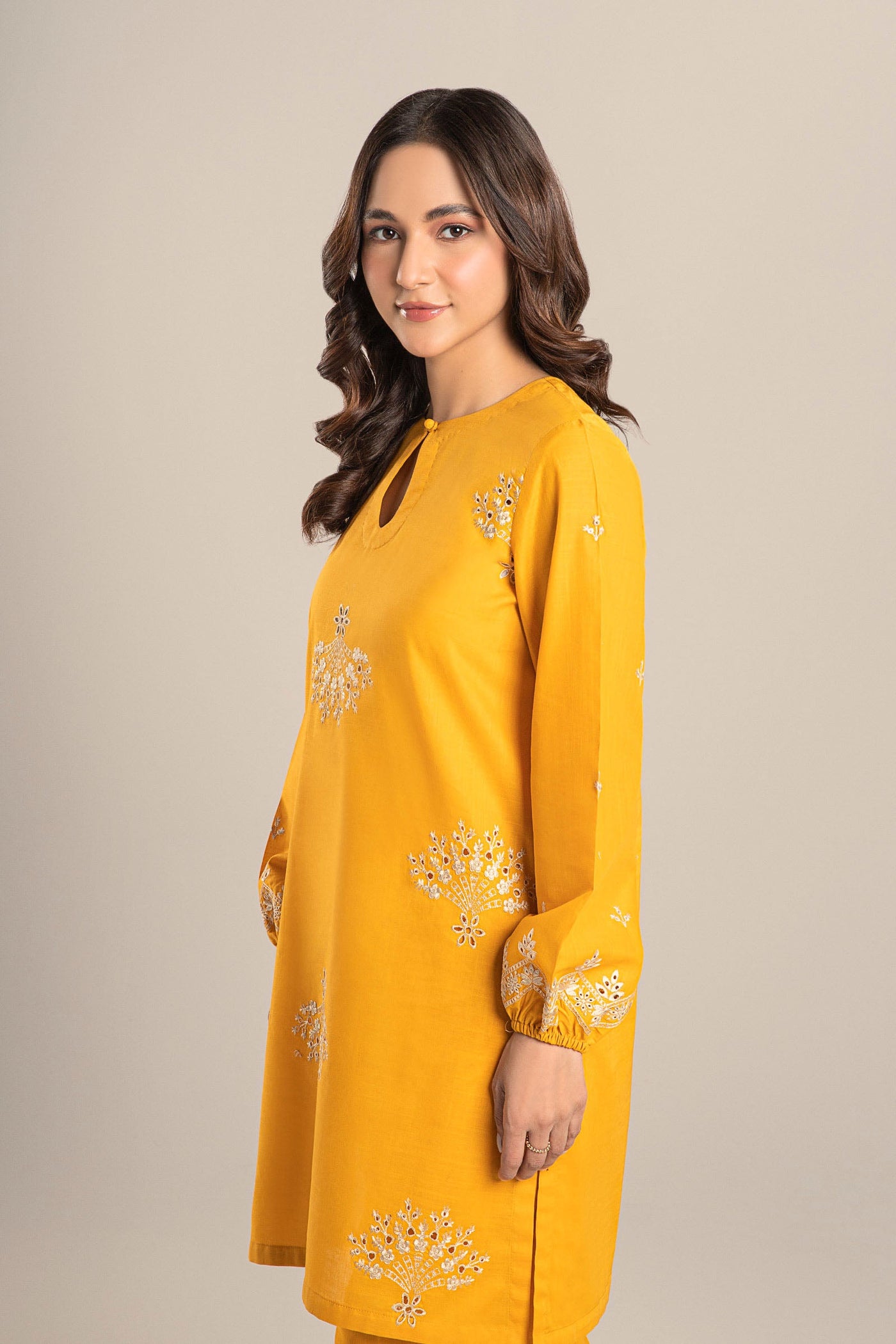 2 Pc Embroidered Crosshatch Lawn Suit | MB-CS25-123