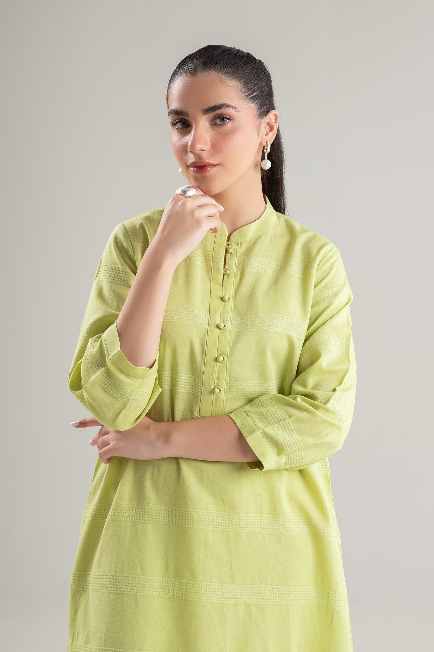 Dyed Textured Tunic | MB-CS25-46