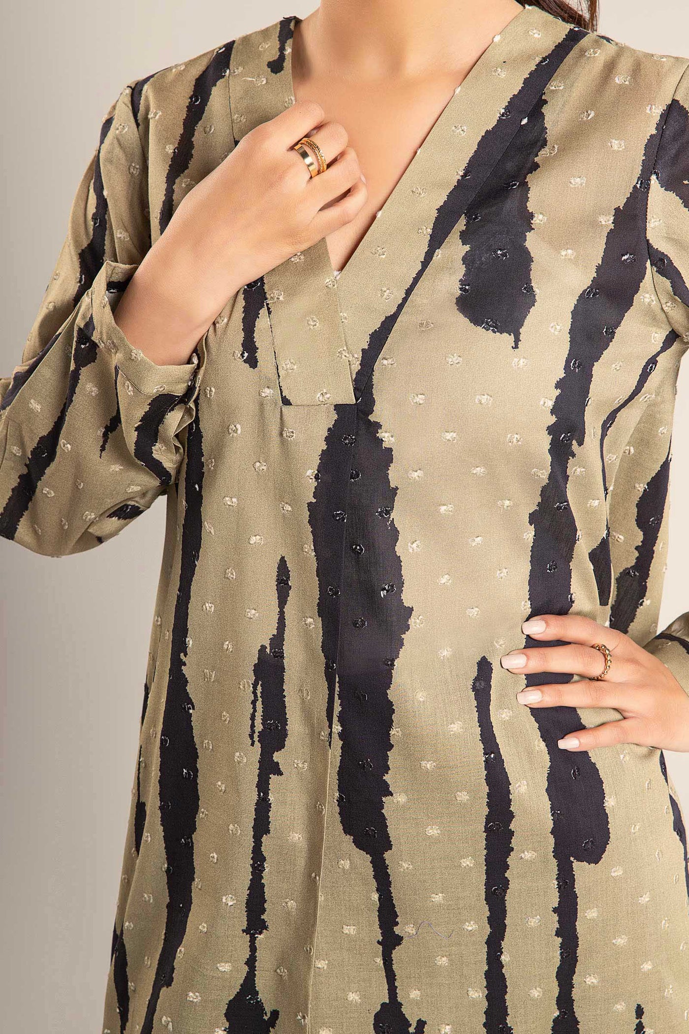 Printed Brochia Tunic | MB-CS25-64