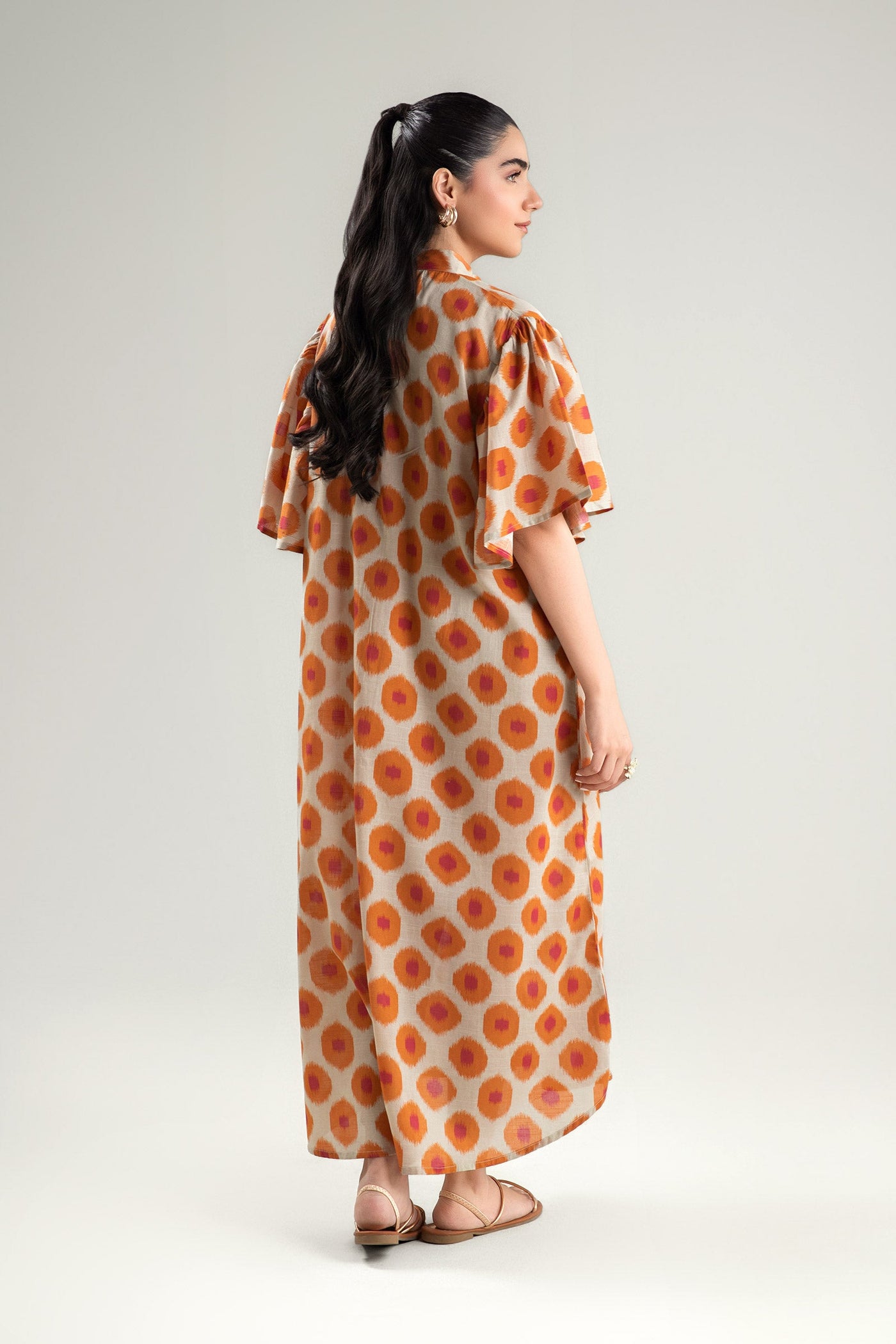 Printed Slub Lawn Tunic | MB-CS25-70