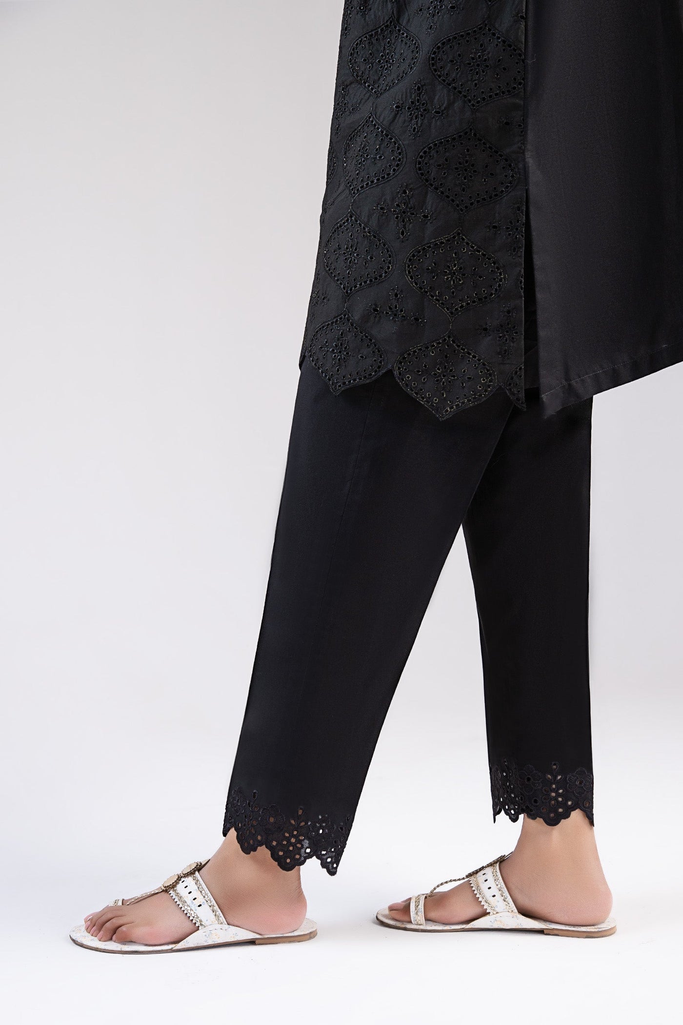 Cambric Wide Leg Trousers | MB-EA24-51