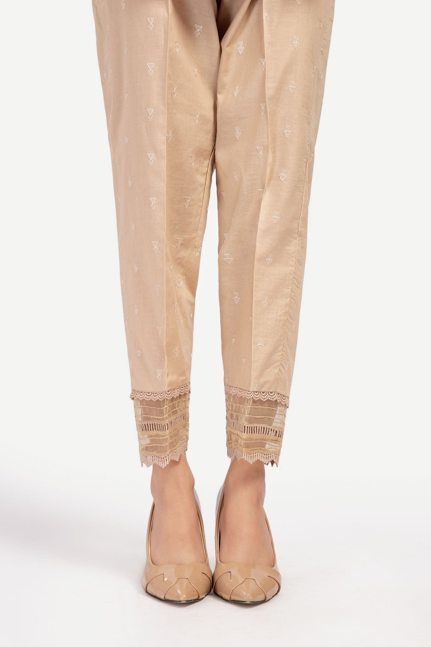 Embroidered Cambric Trouser | MB-EF23-90