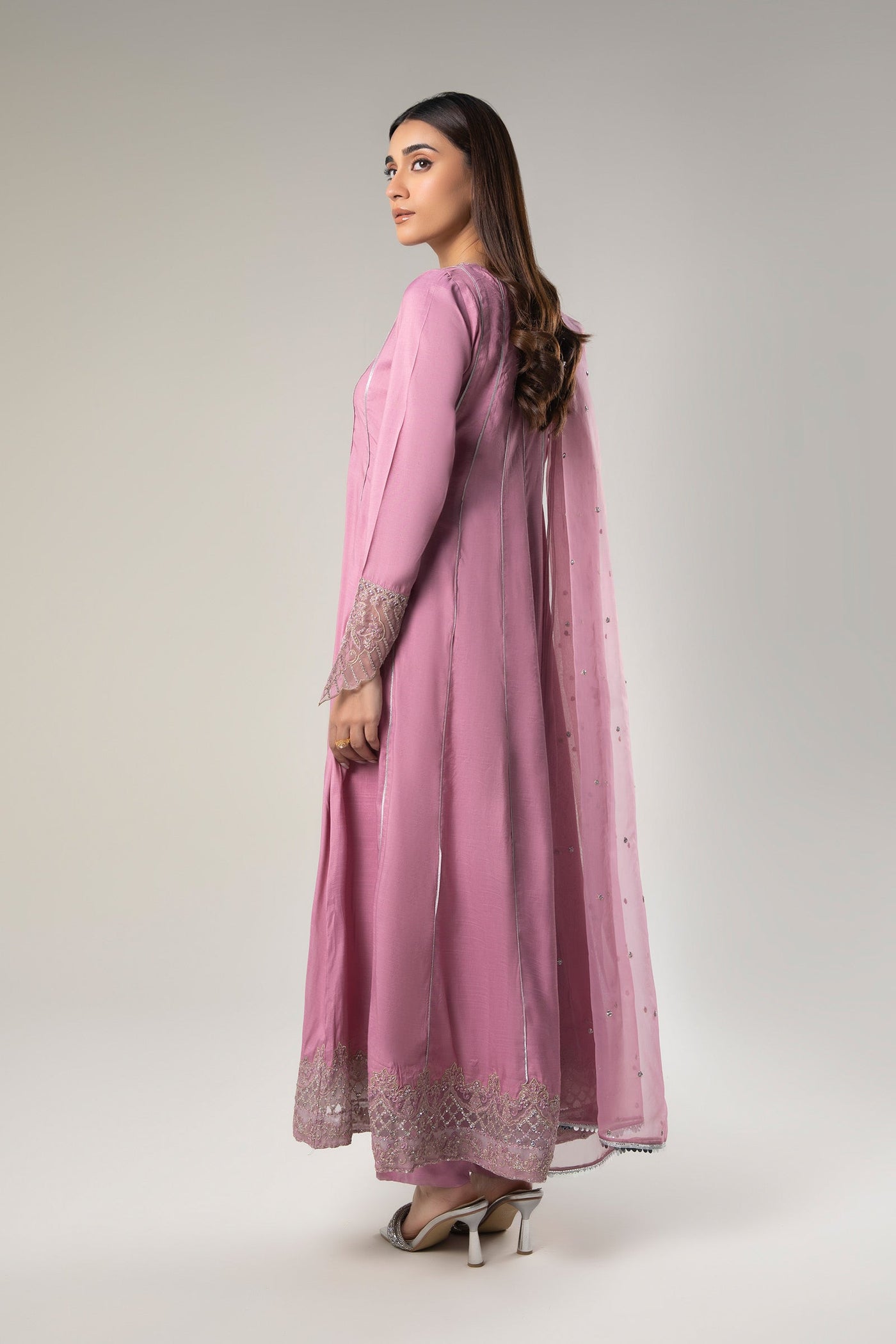 2 Pc Embroidered Raw Silk Suit | MB-WF24-42