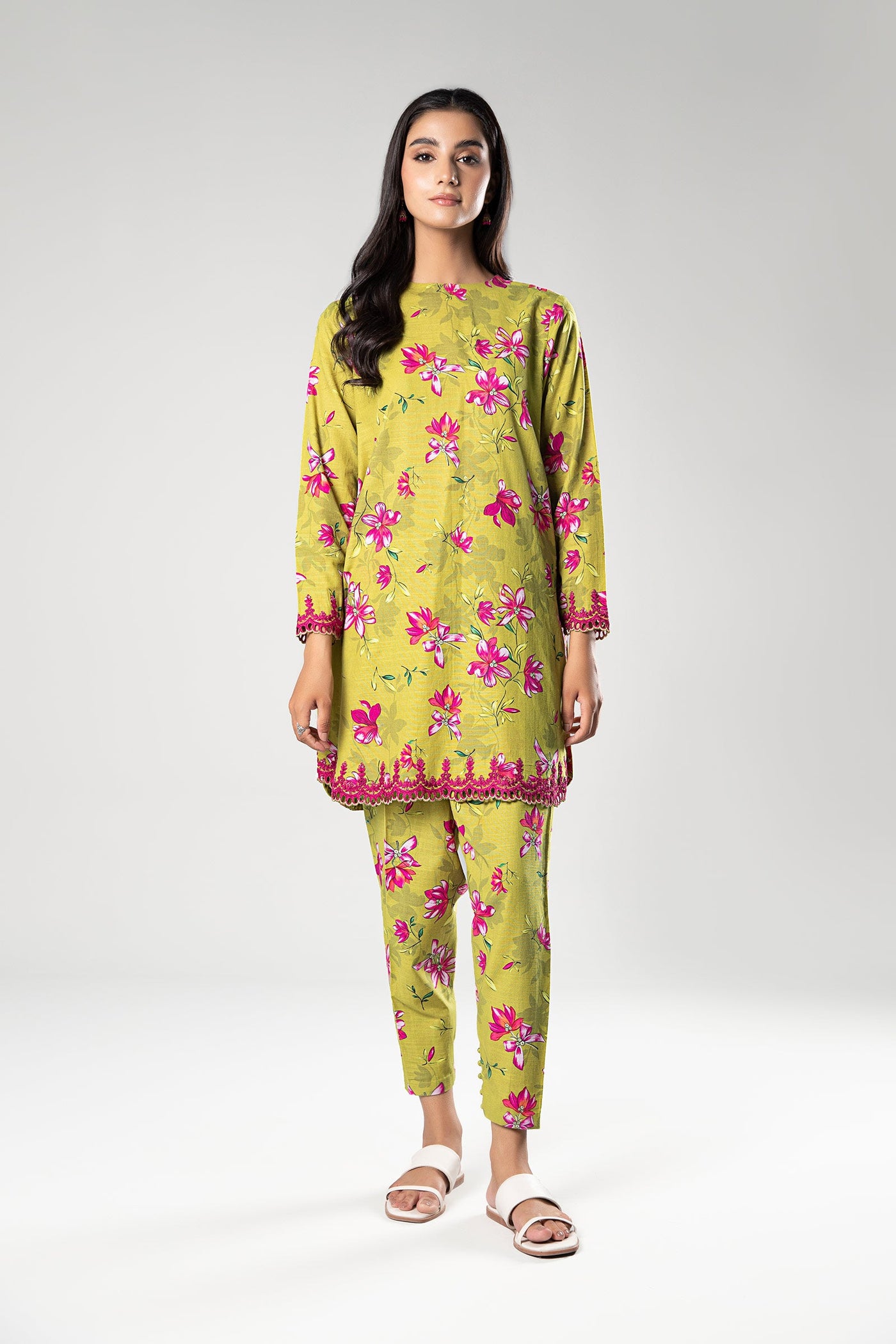 2 Pc Printed Khaddar Suit | MB-USP23-207B