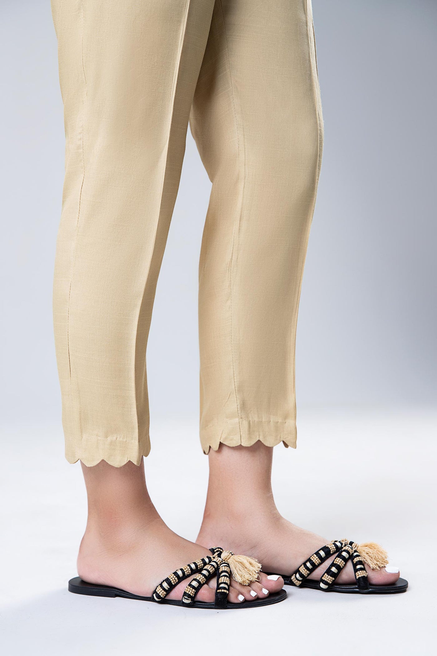 Dyed Raw Silk Trouser | MB-WF24-02