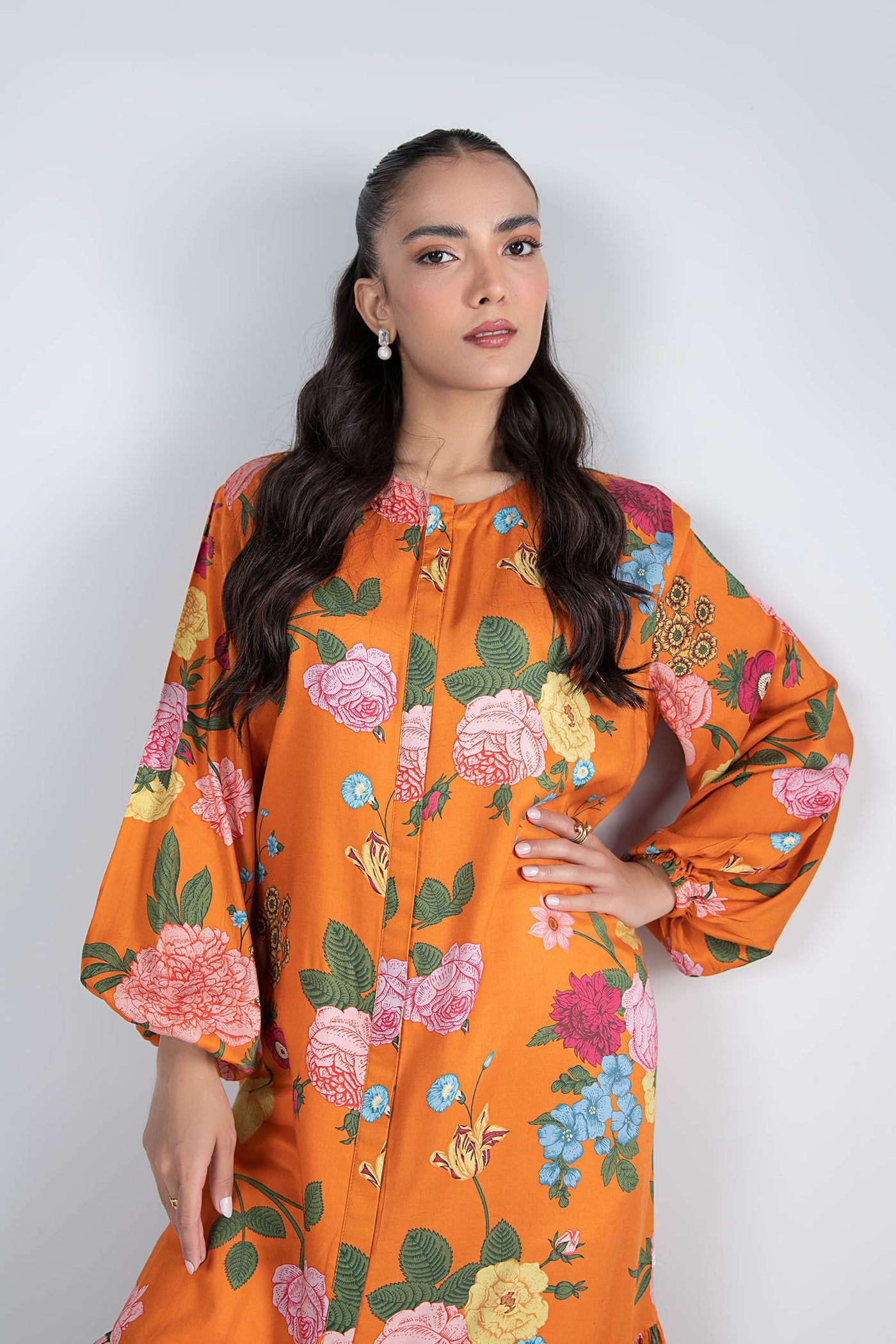 Printed Viscose Frock | MB-WS24-166