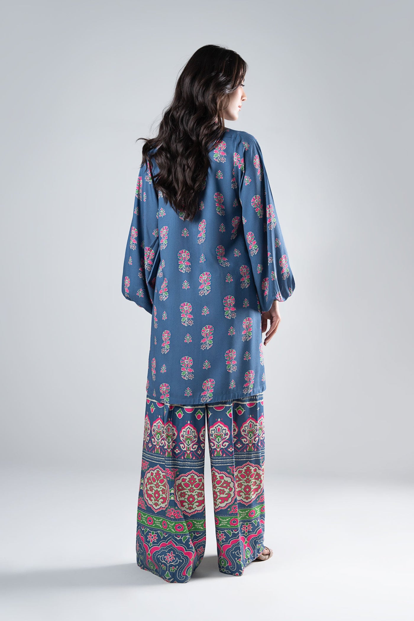 2 Pc Printed Twill Suit | MB-WS24-174