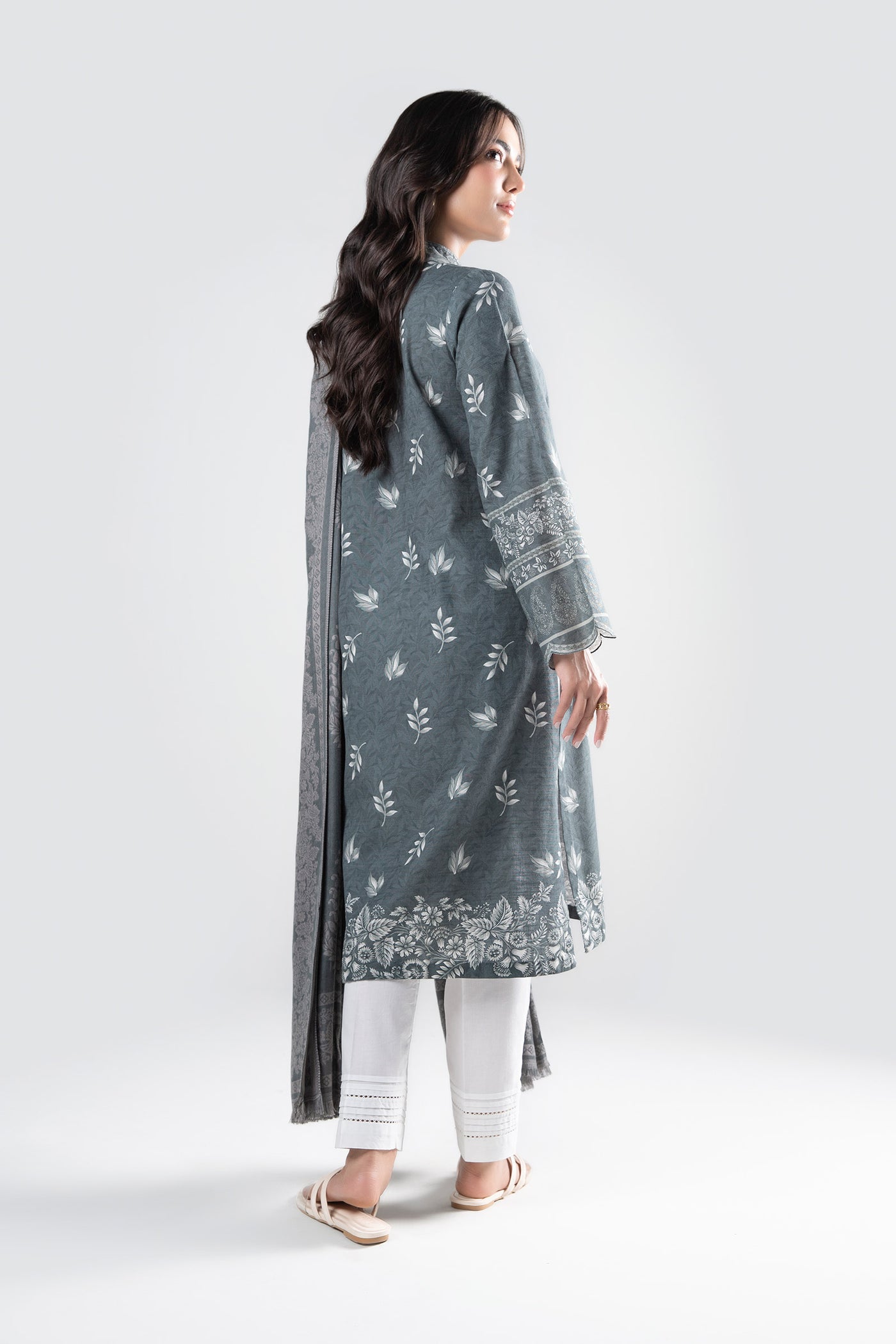 2 Pc Printed Khaddar Suit | MB-WS24-176