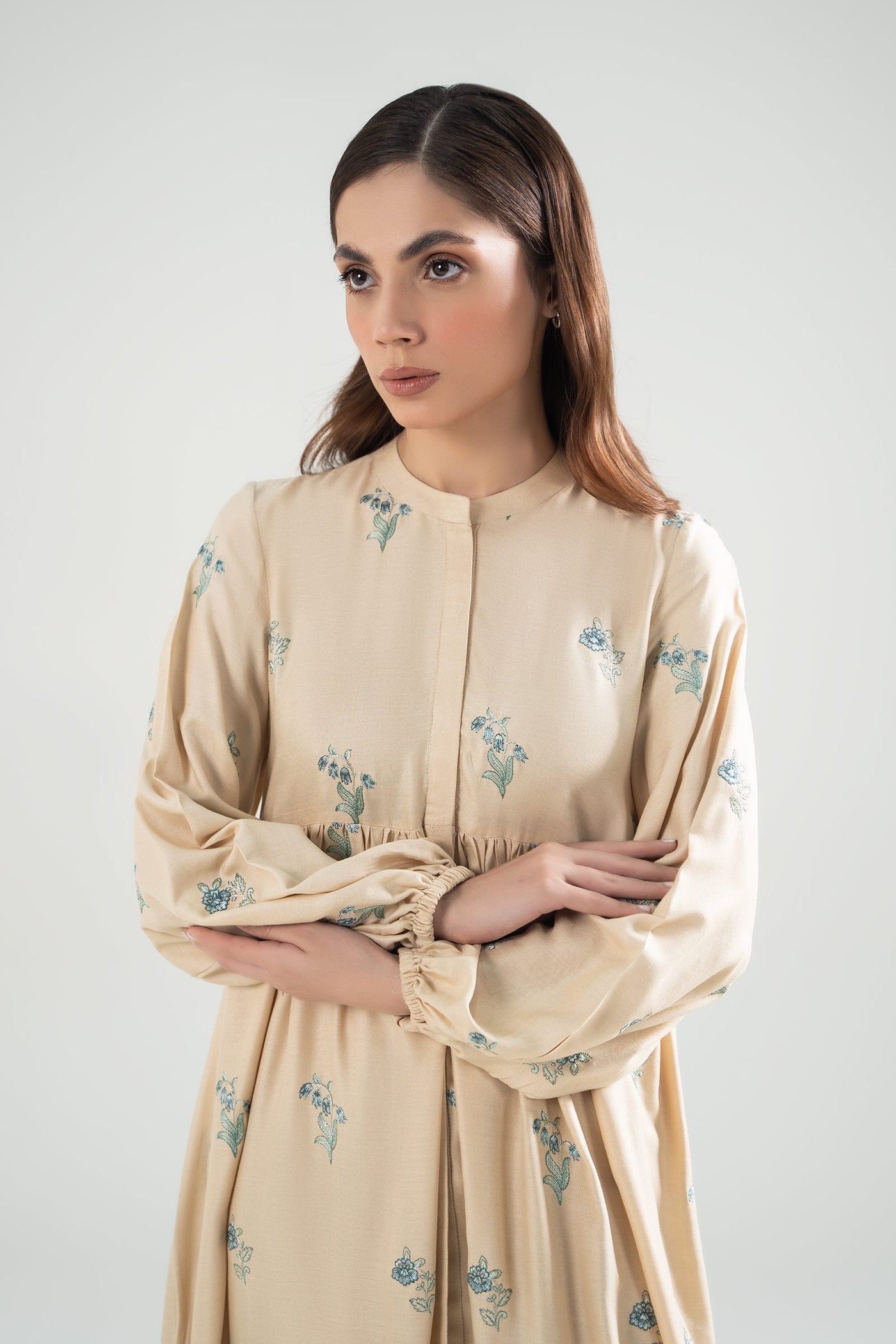 Embroidered Twill Shirt | MB-WS24-34-A